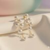 Eloria Elegant Pearl Cascade Earrings