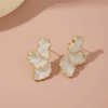 White Petal Earrings