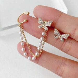 Butterfly Chain EarCuff